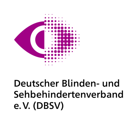 Die Grafik zeigt das Logo des Deutschen Blinden- und Sehbehindertenverbandes e.V.